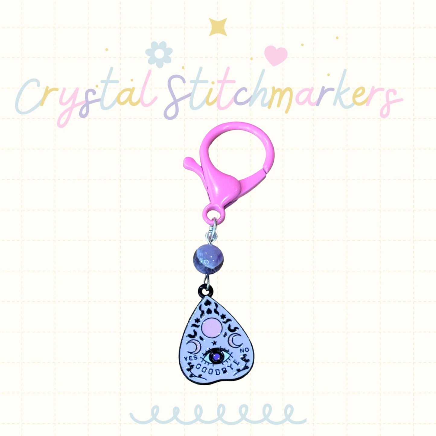 Dream Amethyst Halloween Theme Stitch Markers