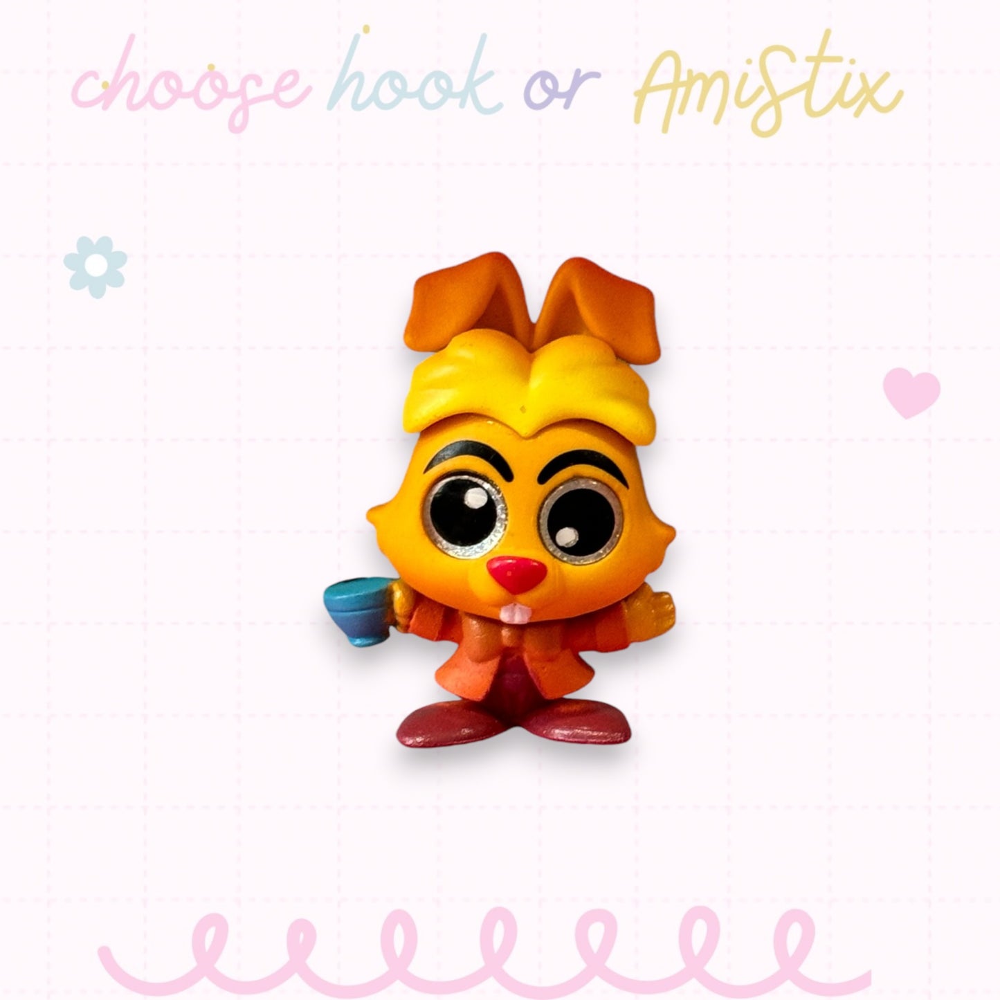 Choose Beaded Crochet Hook and/Or AmiStixTM -  Made with Alice in Wonderland Disney Doorables