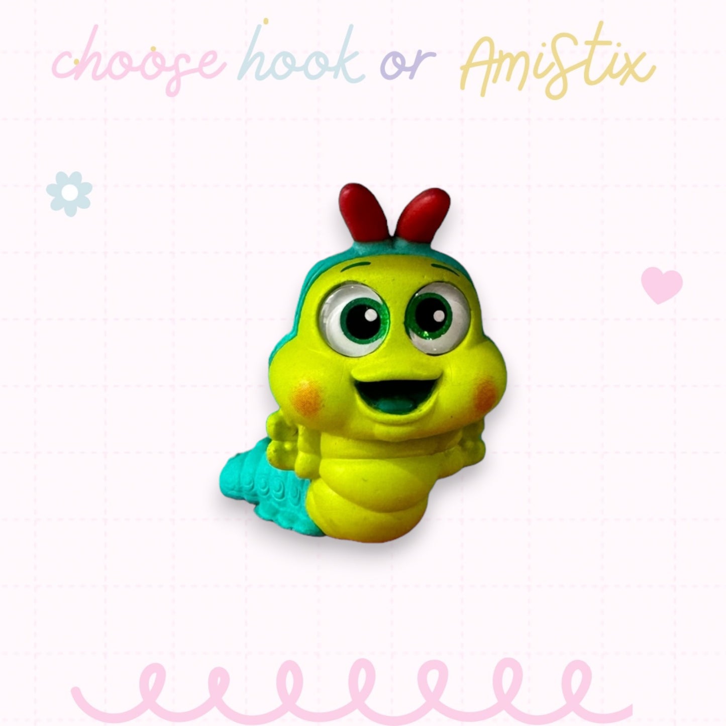Choose Beaded Crochet Hook and/Or AmiStixTM - Made with Bugs Life Disney Doorables