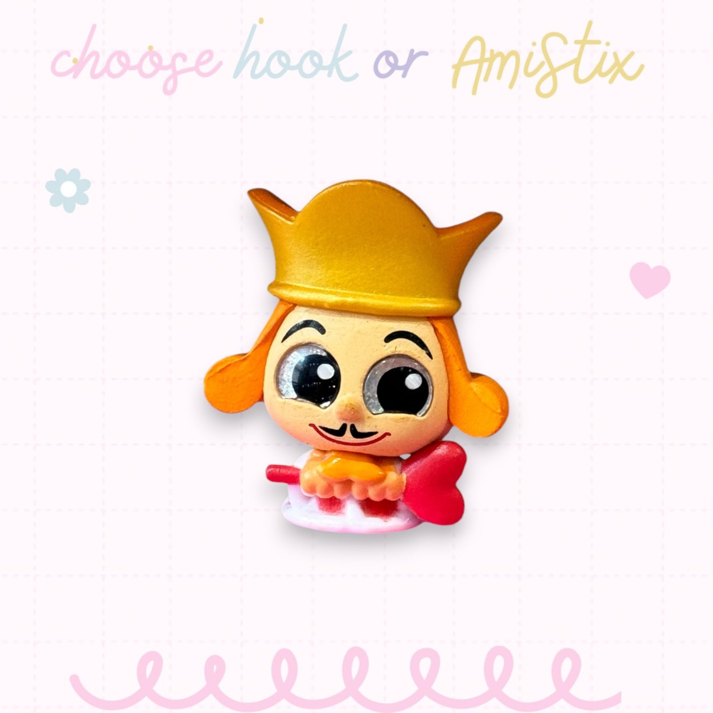 Choose Beaded Crochet Hook and/Or AmiStixTM -  Made with Alice in Wonderland Disney Doorables