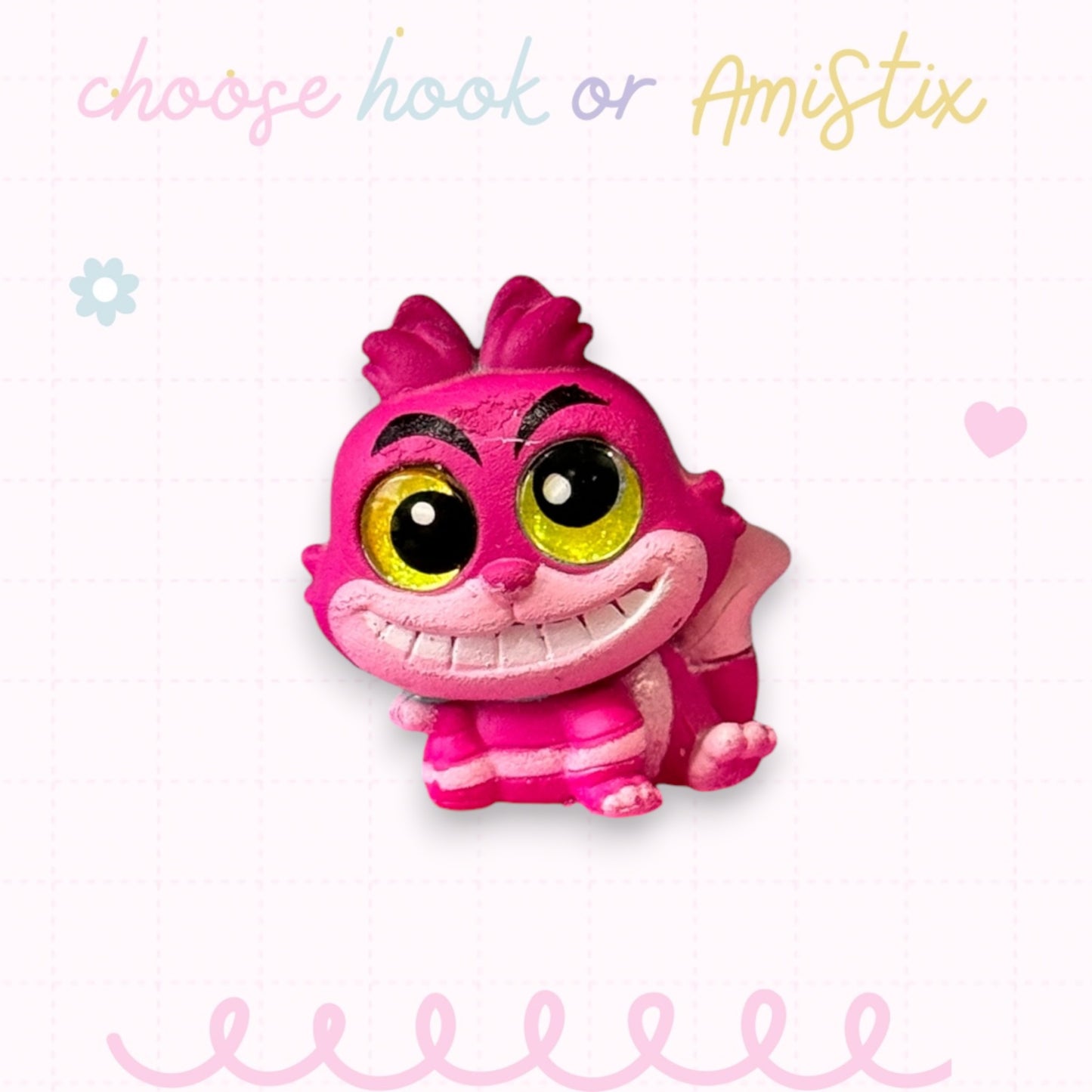 Choose Beaded Crochet Hook and/Or AmiStixTM -  Made with Alice in Wonderland Disney Doorables