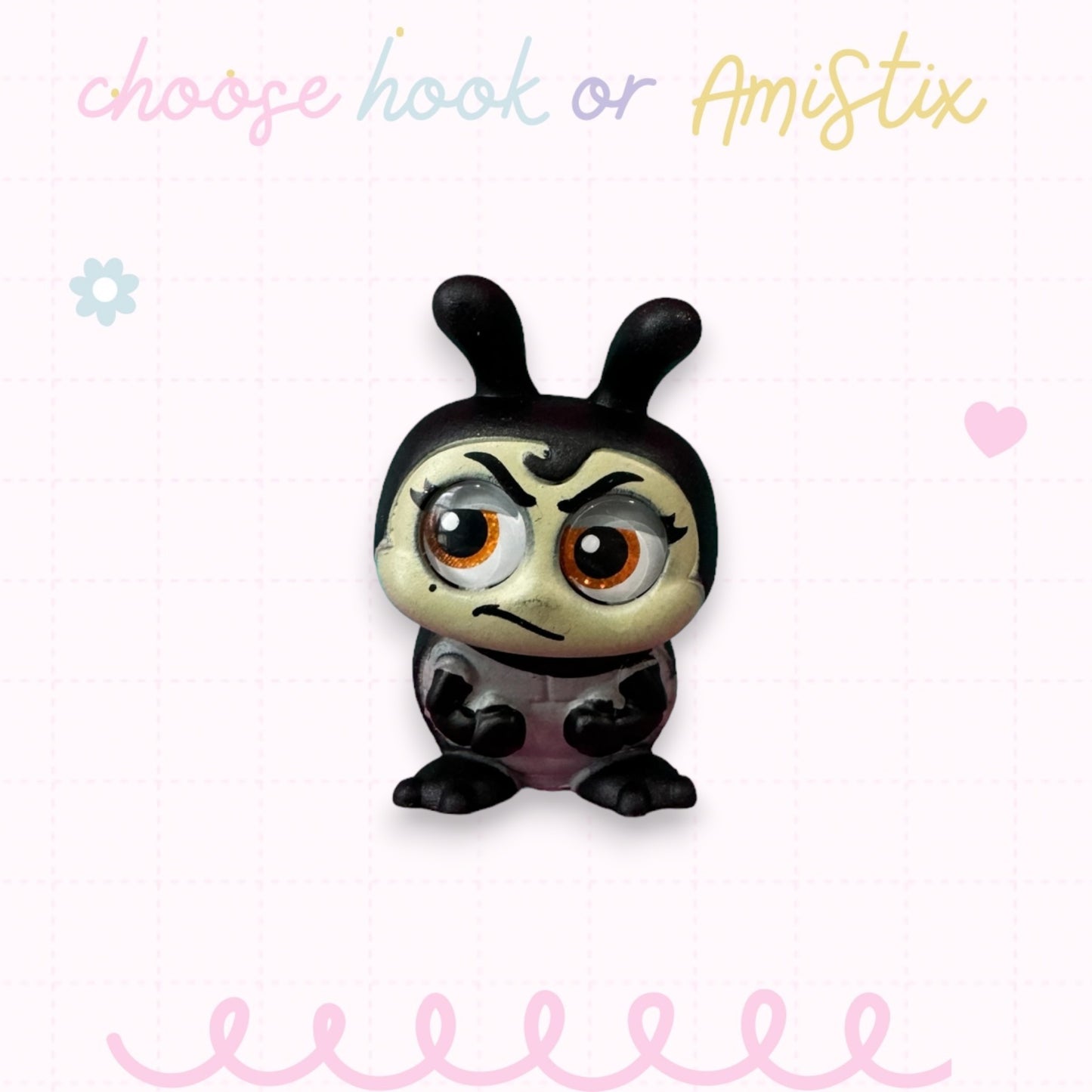 Choose Beaded Crochet Hook and/Or AmiStixTM - Made with Bugs Life Disney Doorables
