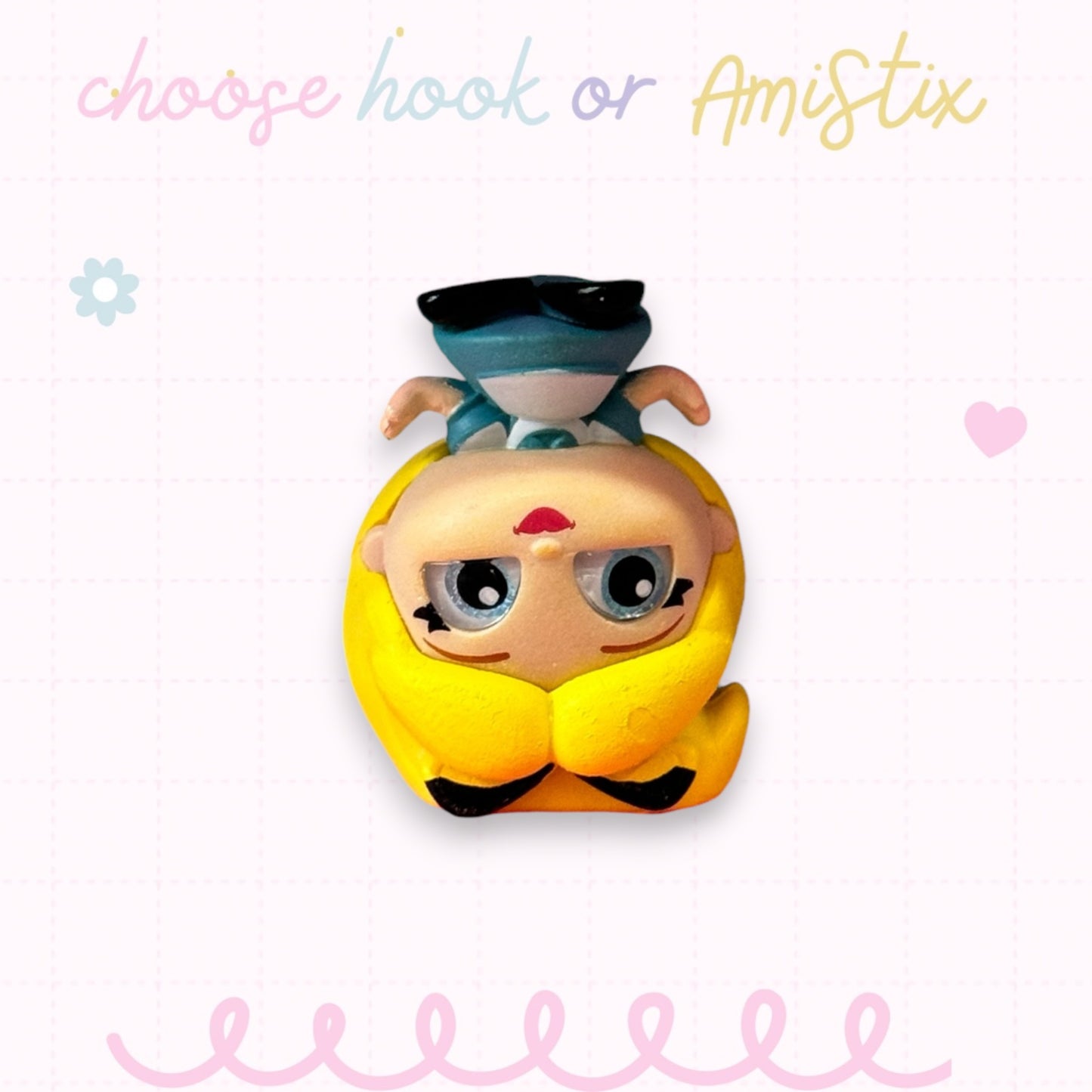 Choose Beaded Crochet Hook and/Or AmiStixTM -  Made with Alice in Wonderland Disney Doorables