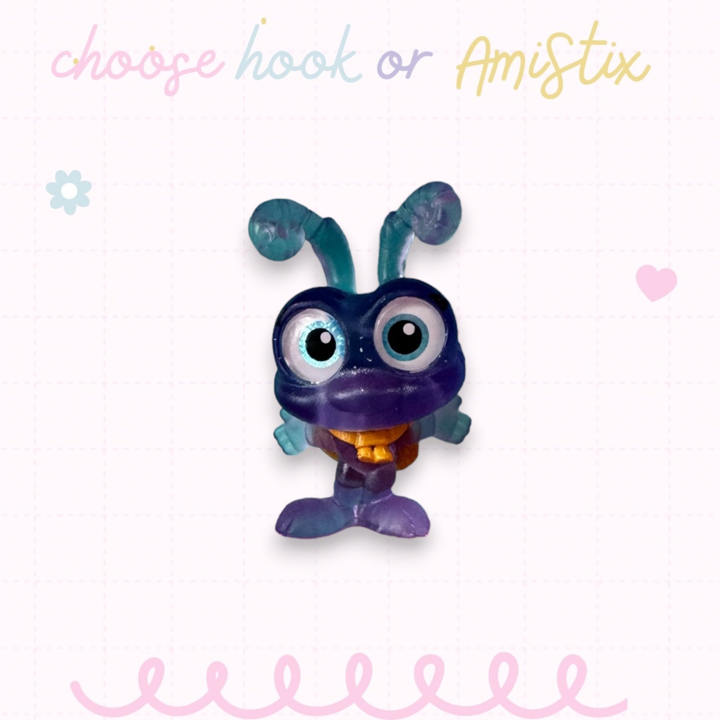Choose Beaded Crochet Hook and/Or AmiStixTM - Made with Bugs Life Disney Doorables
