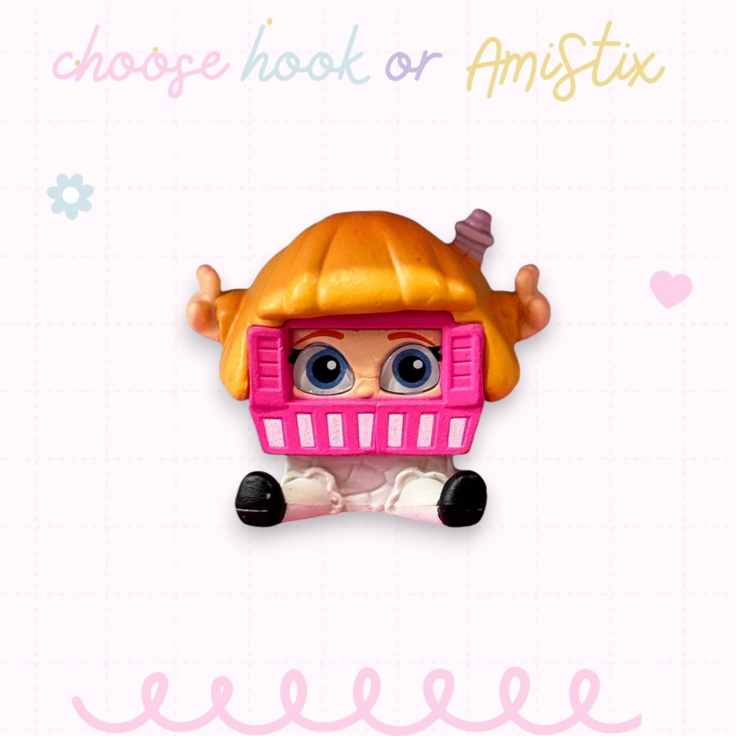 Choose Beaded Crochet Hook and/Or AmiStixTM -  Made with Alice in Wonderland Disney Doorables
