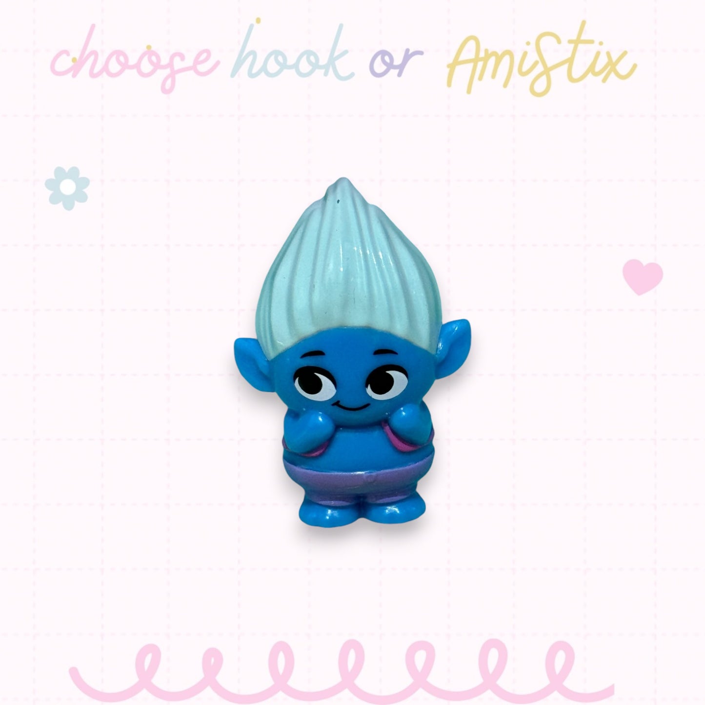 Choose Beaded Crochet Hook and/Or AmiStixTM - Made with Trolls Mineez by Dreamworks Mystery