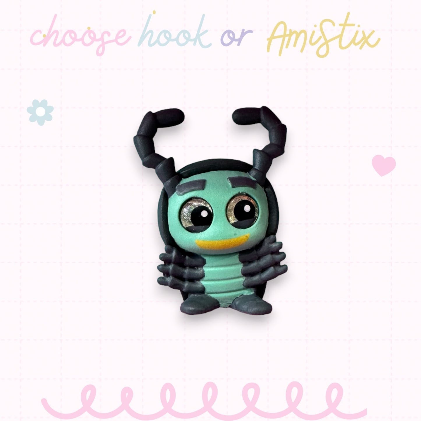 Choose Beaded Crochet Hook and/Or AmiStixTM - Made with Bugs Life Disney Doorables