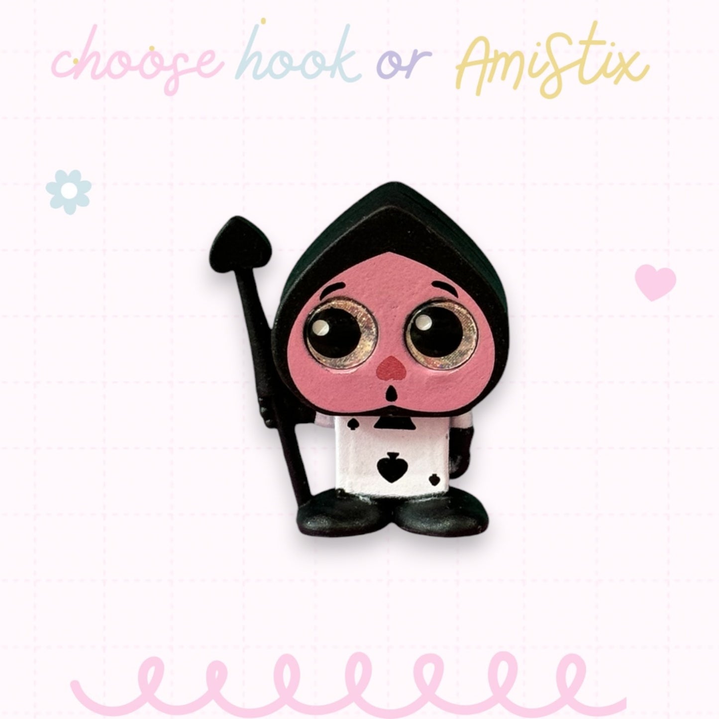 Choose Beaded Crochet Hook and/Or AmiStixTM -  Made with Alice in Wonderland Disney Doorables