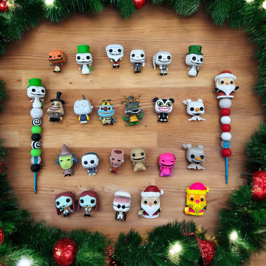 Choose Beaded Crochet Hook and/Or AmiStixTM - Made with Funko Pocket Pop Nightmare Before Christmas