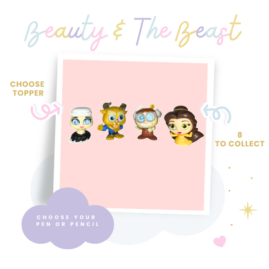 Choose Pen or Pencil - Made with Beauty and the Beast Disney Doorables
