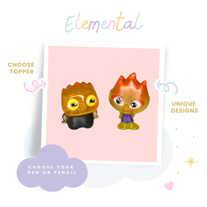 Choose Pen or Pencil - Made with Elemental Doorables