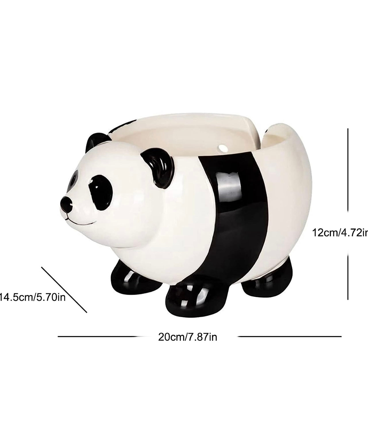 Ava the Panda Yarn Bowl