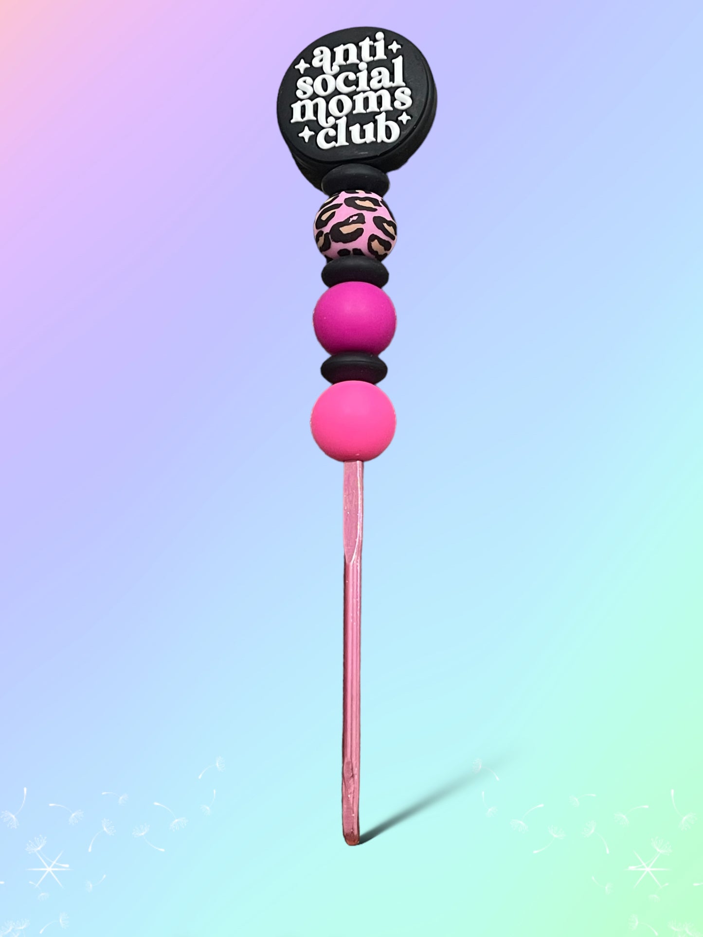 Anti Social Mom Black and Pink