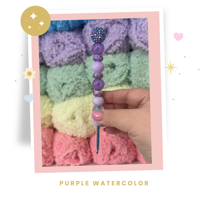Crochet Hook Watercolor Collection