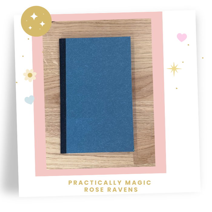 8x5 Pack of 3  Practically Magic Travelers Note Book: Rose Ravens