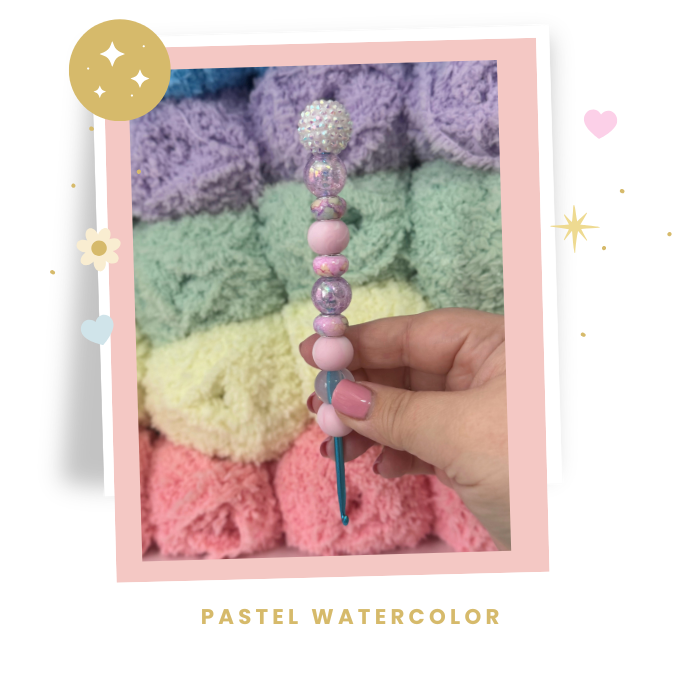 Crochet Hook Watercolor Collection