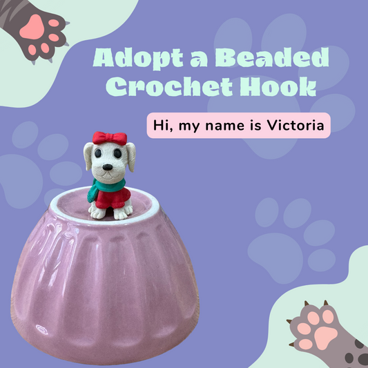 Adopt a Beaded Crochet Hook- Victoria