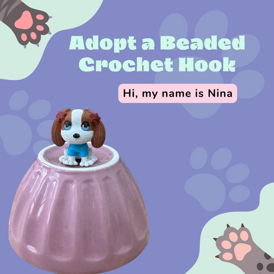 Adopt a Beaded Crochet Hook- Nina