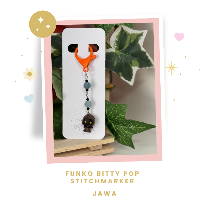 Stitchmarkers made with Disney Star Wars Bitty Pop