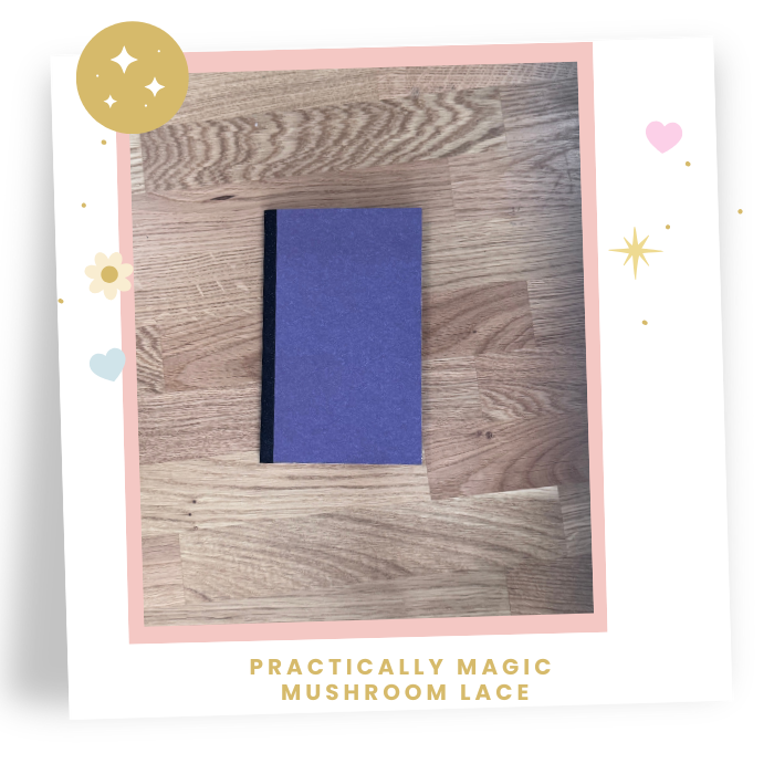 8x5 Pack of 3  Practically Magic Travelers Note Book: Mushroom Lace