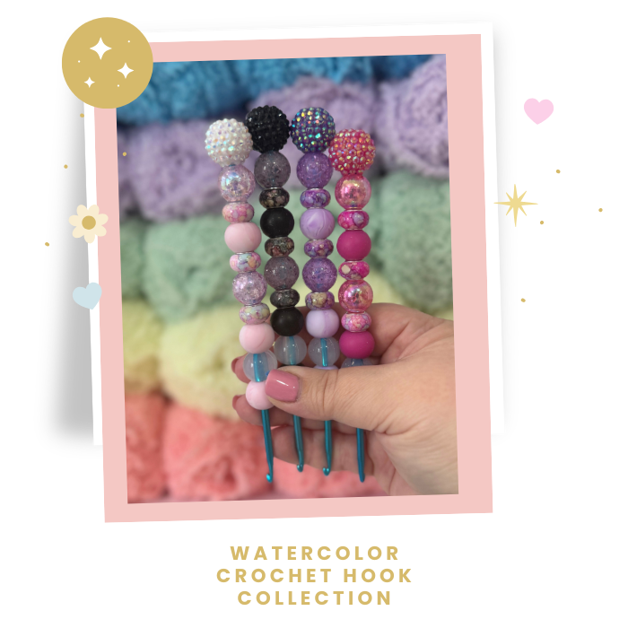 Crochet Hook Watercolor Collection