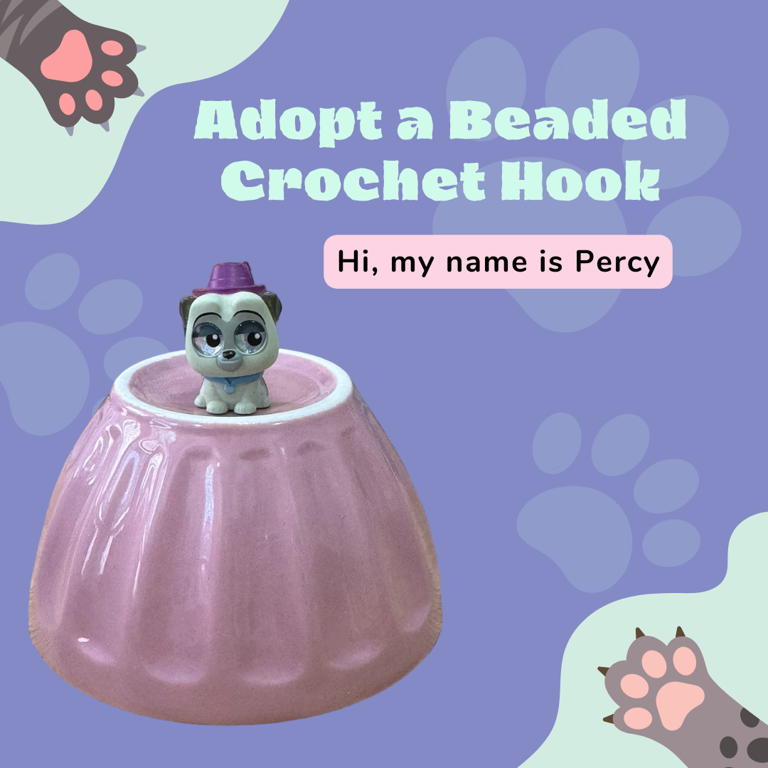 Adopt a Beaded Crochet Hook- Percy