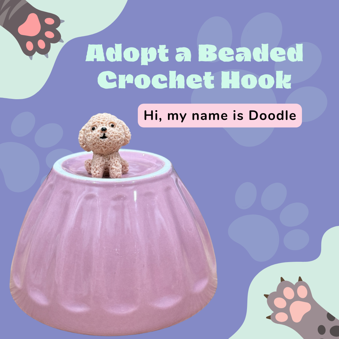 Adopt a Beaded Crochet Hook- Doodle