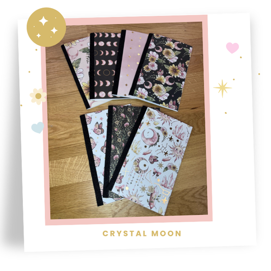 8x5 Crystal Moon (Ultra Bright White) Travelers Note Book
