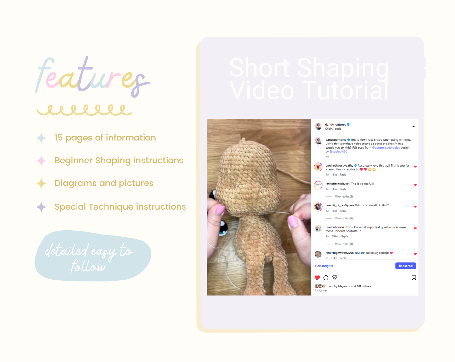 The Brendy Doll Crochet Pattern