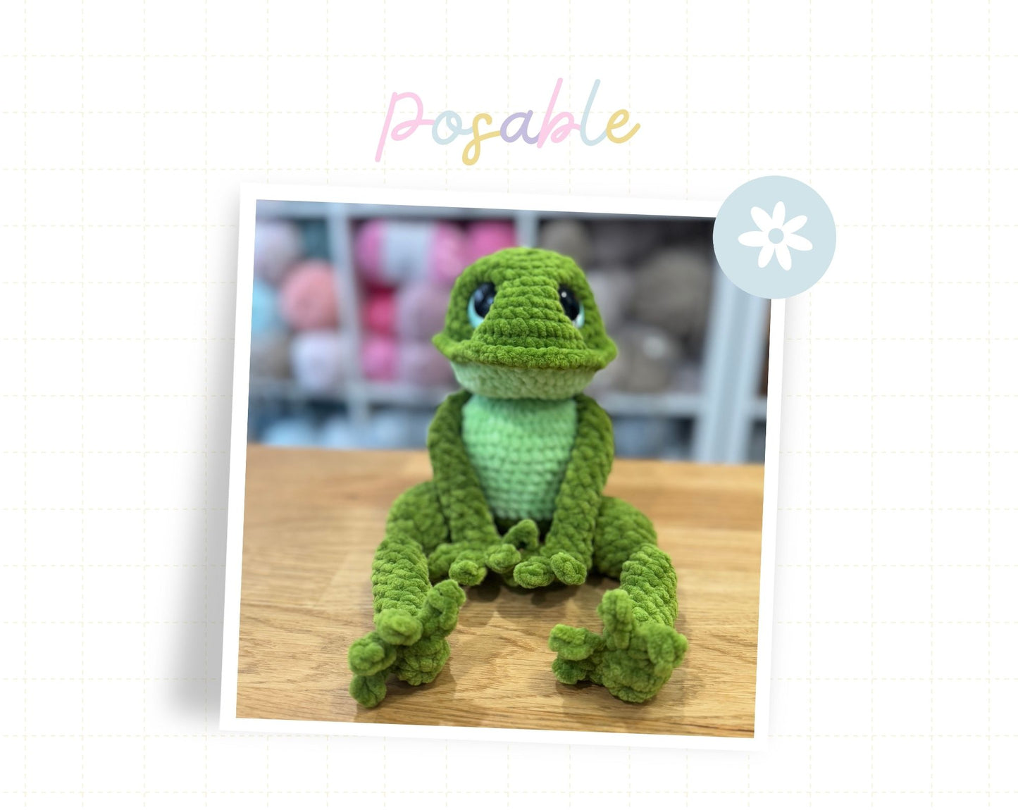 Pilar and Richie the Island frog Crochet Pattern