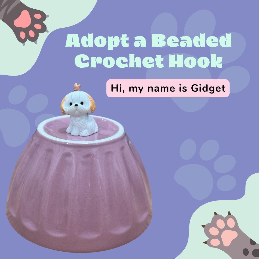 Adopt a Beaded Crochet Hook-Gidget