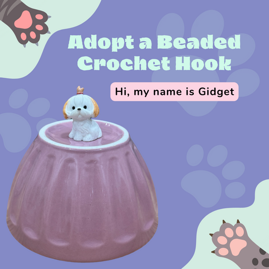 Adopt a Beaded Crochet Hook-Gidget