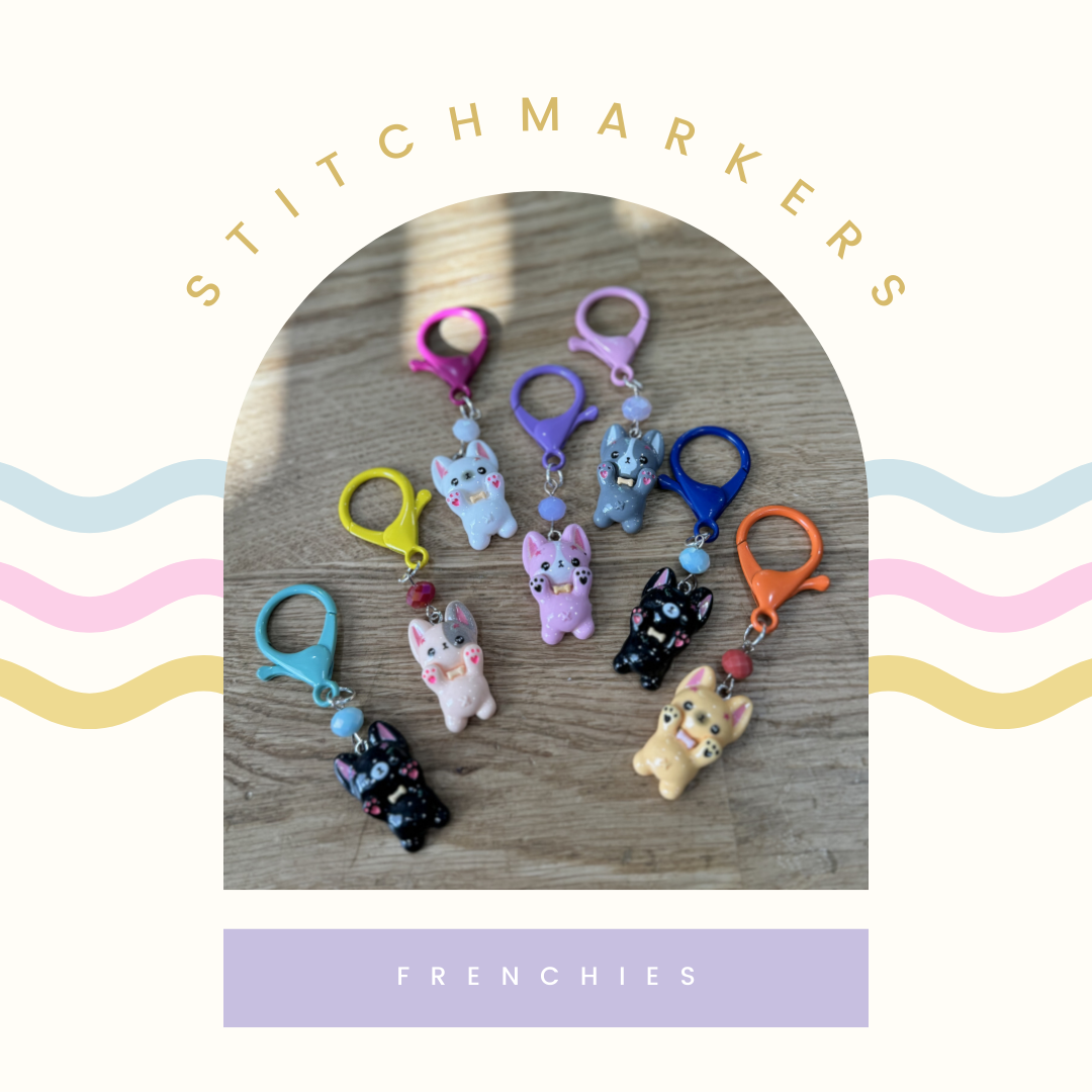 Frenchie Friends Stitchmarkers