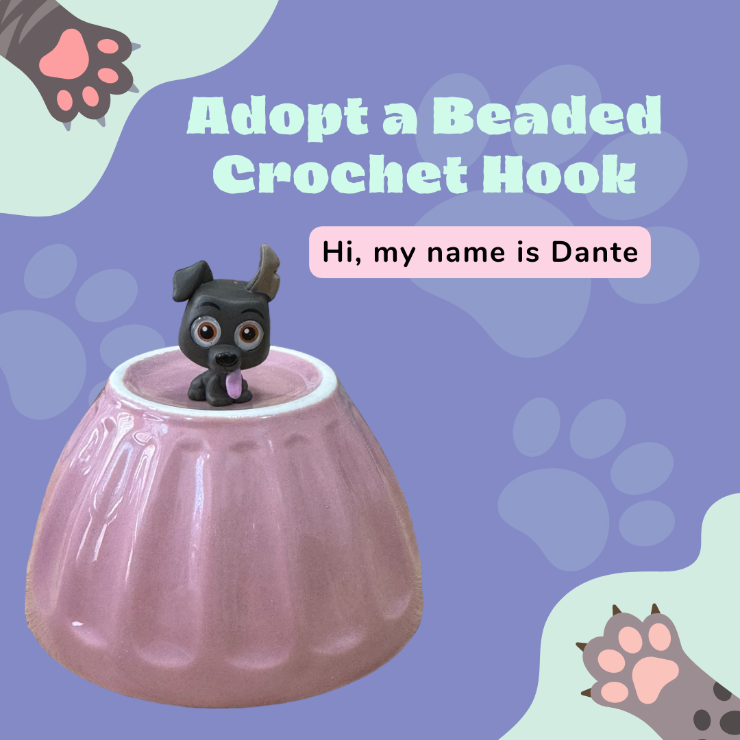 Adopt a Beaded Crochet Hook- Dante