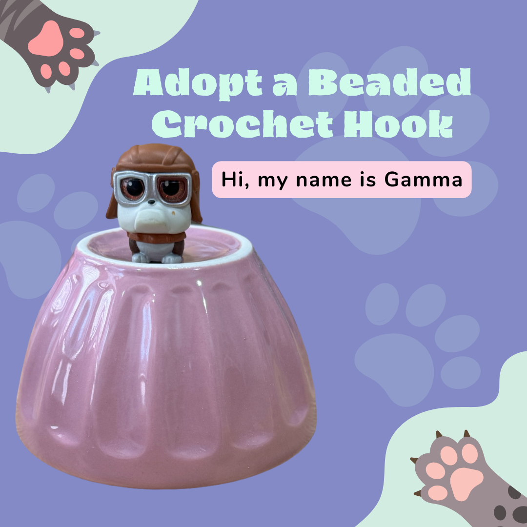 Adopt a Beaded Crochet Hook- Gamma