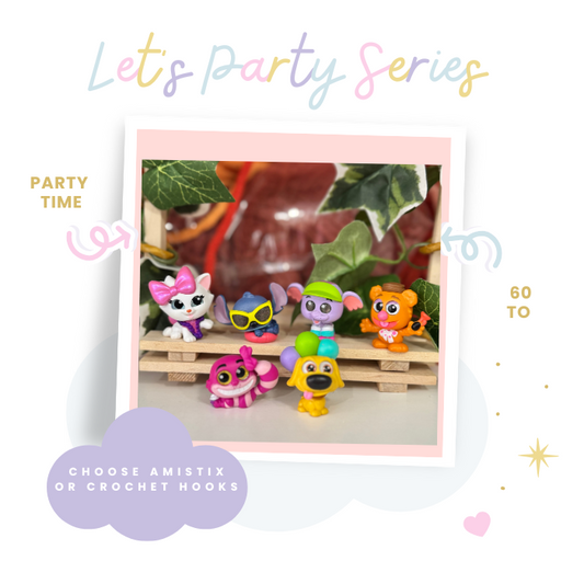 Choose Beaded Crochet Hook and/Or AmiStixTM - Made with Let's Party Series Disney Doorables