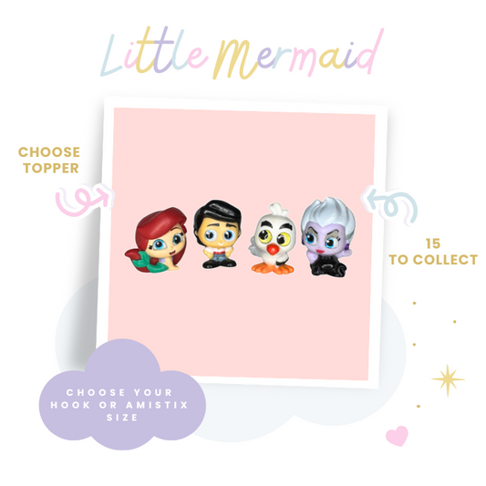 Choose Beaded Crochet Hook and/Or AmiStixTM - Made with Little Mermaid Disney Doorables