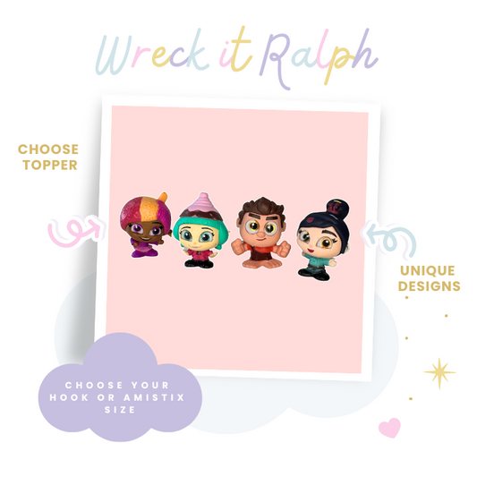 Choose Beaded Crochet Hook and/Or Amistix  Wreck-it Ralph