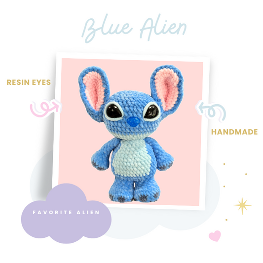 Blue Alien Standing