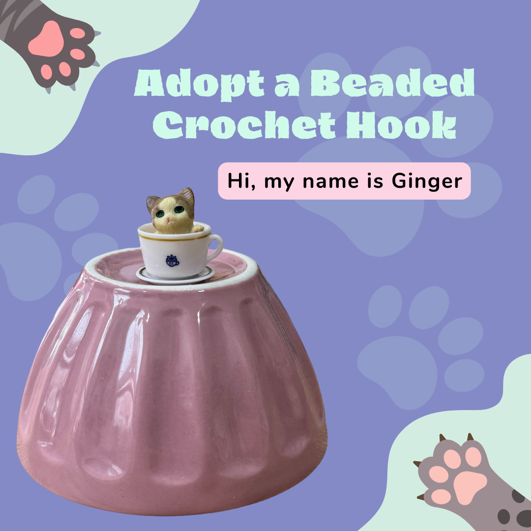 Adopt a Beaded Crochet Hook- Ginger