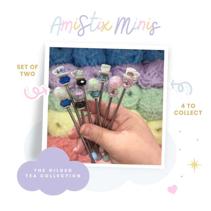 AmiStix™️ Minis Tool - The Gilded Tea Collection Tea Cups