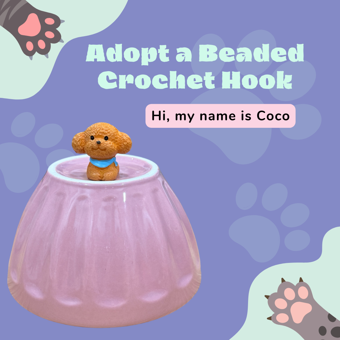 Adopt a Beaded Crochet Hook- Coco