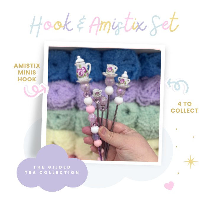 Crochet Hook The Gilded Tea collection Complete Set