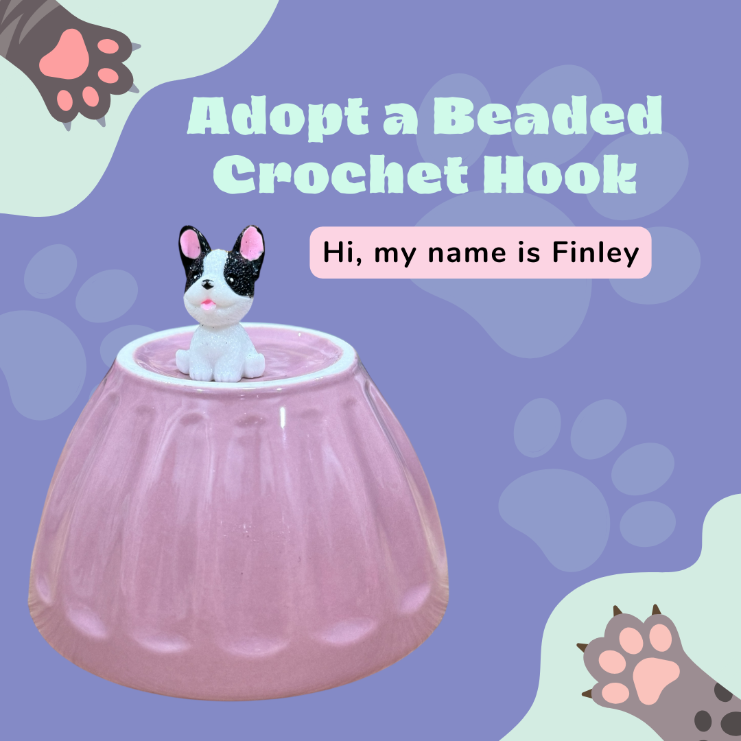 Adopt a Beaded Crochet Hook- Finley