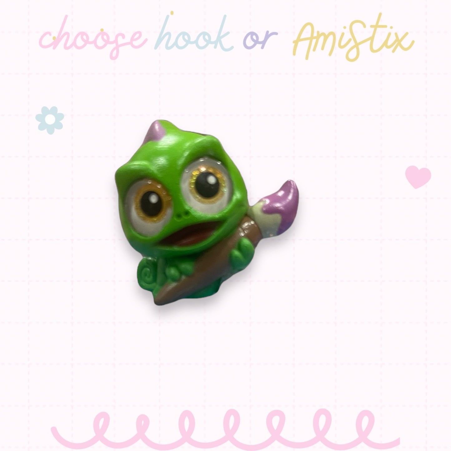 Choose Beaded Crochet Hook and/Or AmiStixTM - Made with Rapunzel Disney Doorables