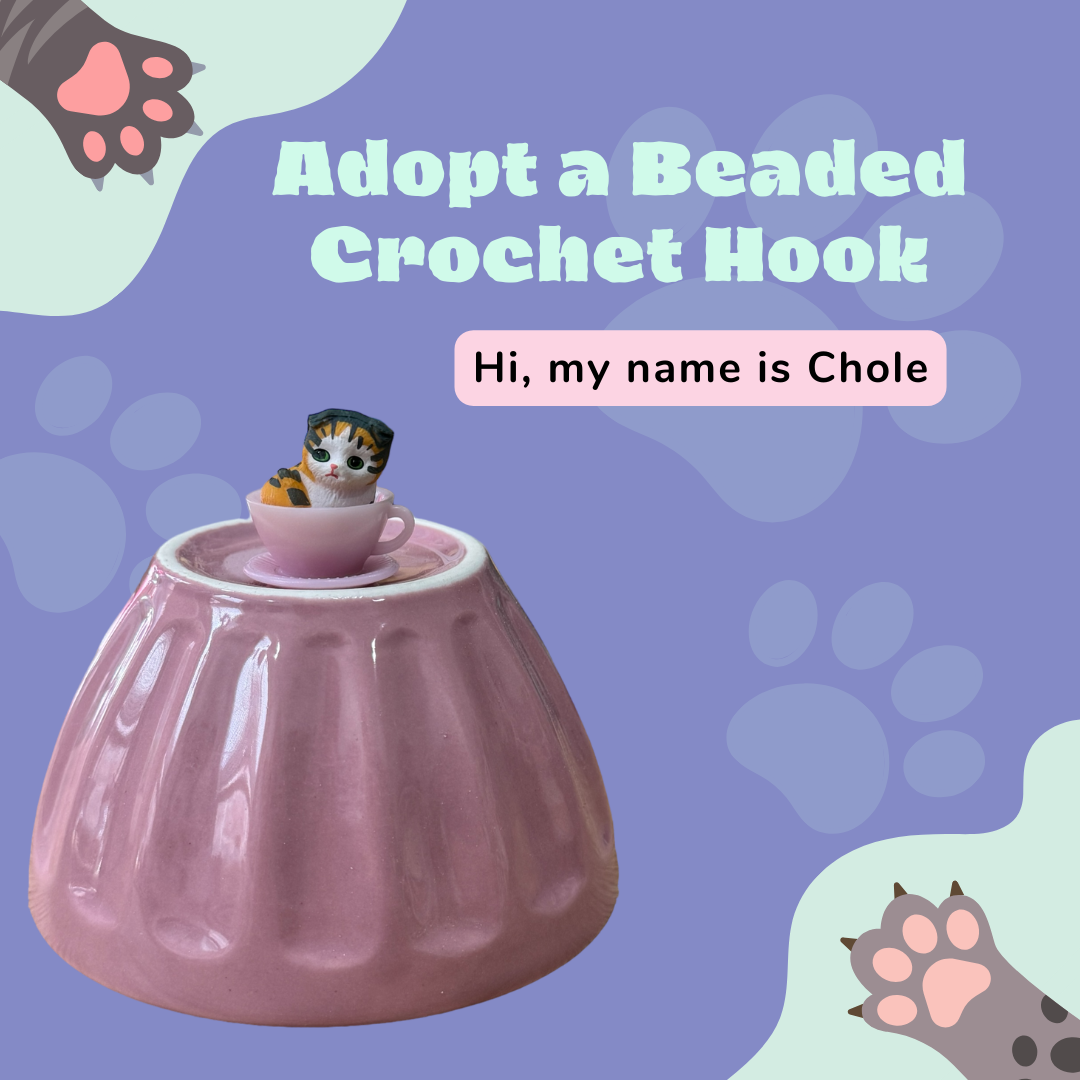 Adopt a Beaded Crochet Hook- Chole