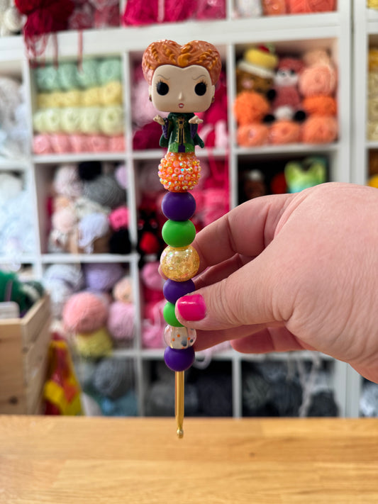 Choose Beaded Crochet Hook and/Or AmiStixTM - Made with Funko Pocket Pop Hocus Pocus