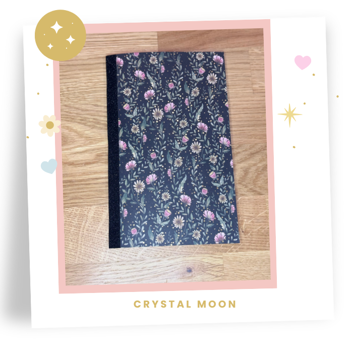 8x5 Crystal Moon (Ultra Bright White) Travelers Note Book