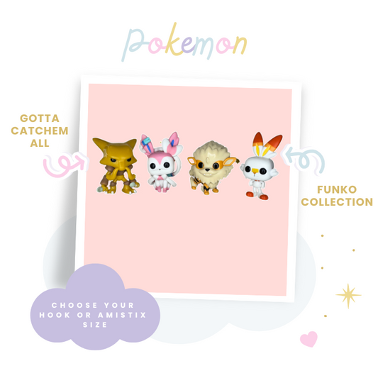 Choose Beaded Crochet Hook and/Or AmiStix™️ -  Pokemon Funko