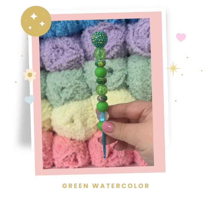 Crochet Hook Watercolor Collection